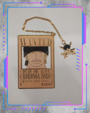 Marcapáginas One Piece, Zoro Wanted