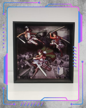 Cuadro 3d Attack on Titan