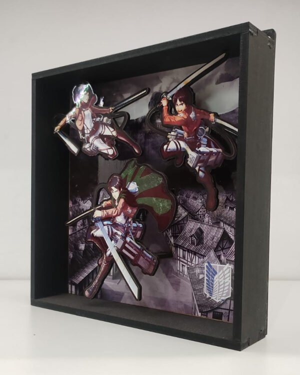 Cuadro 3d Attack on Titan