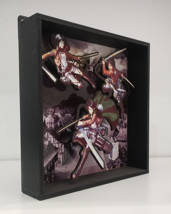 Cuadro 3d Attack on Titan