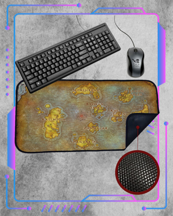 Mousepad XL World of Warcraft, Kalimdor