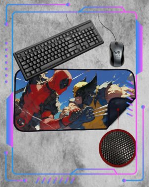 Mousepad XL Wolverine vs Deadpool