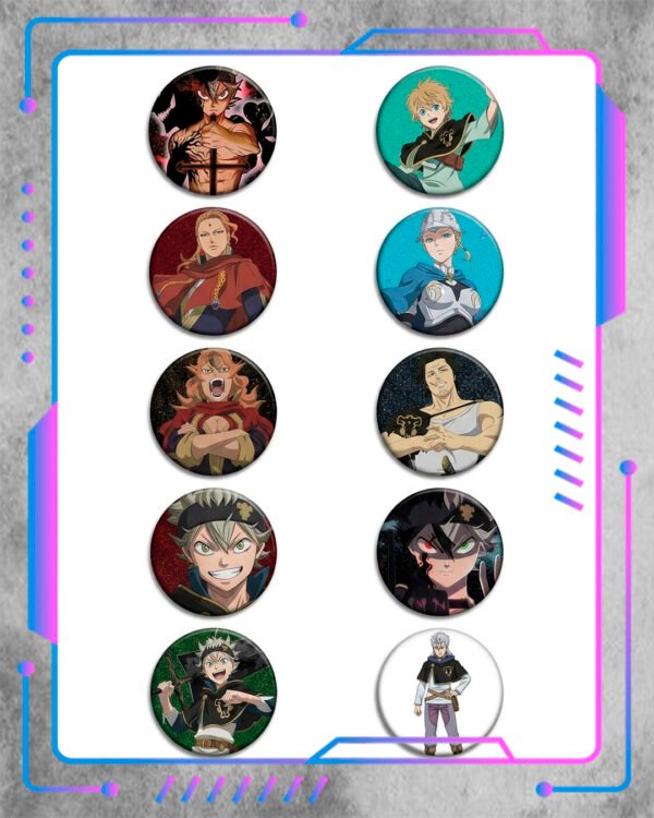Black Clover - 1 Pines Gacha sorpresa, Black Clover