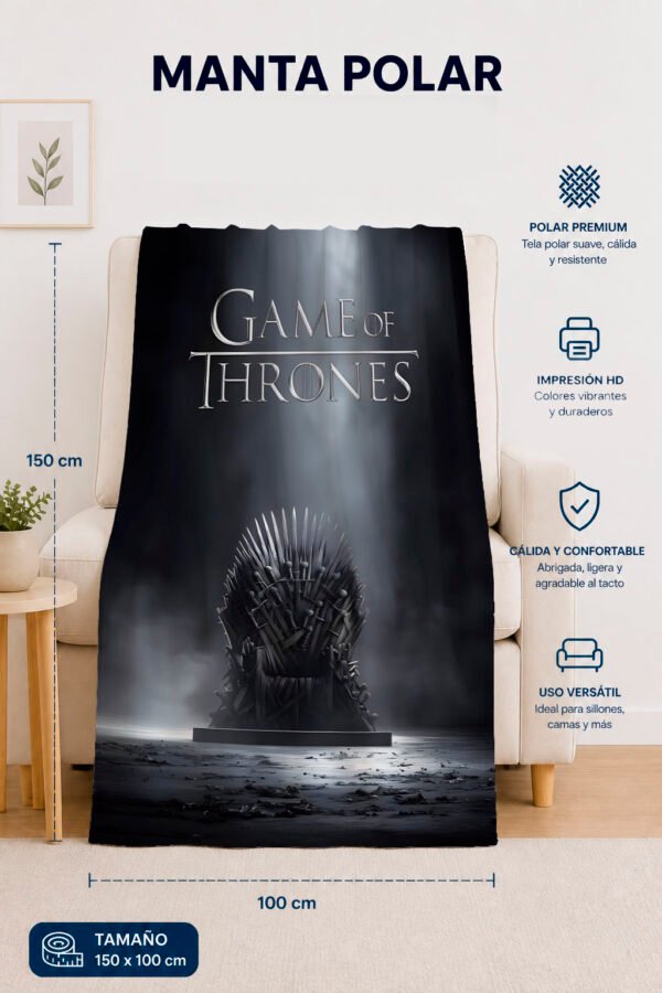 Manta Polar Game of Thrones - Preventa