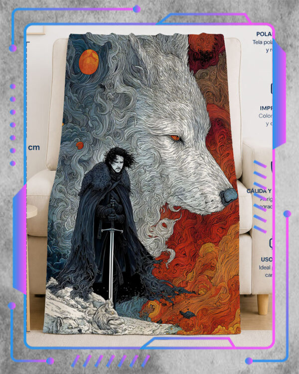 Manta Polar Game of Thrones, Jon Snow - Preventa