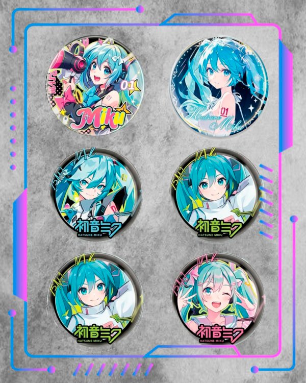 Miku Cajita - 1 Pines Gacha sorpresa, Vocaloid - Hatsune Miku