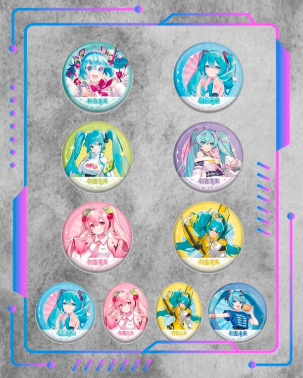 Miku sobre - 1 Pines Gacha sorpresa, Vocaloid - Hatsune Miku #2