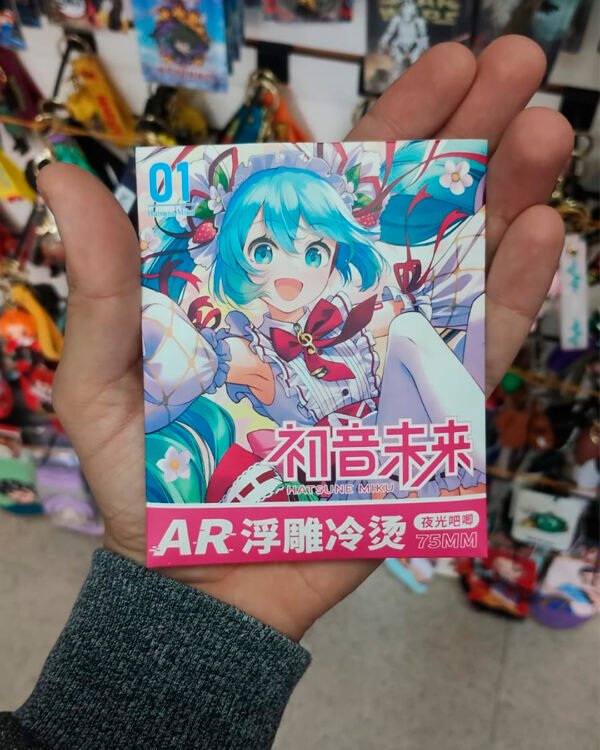 Miku sobre - 3 Pines Gacha sorpresa, Vocaloid - Hatsune Miku #2