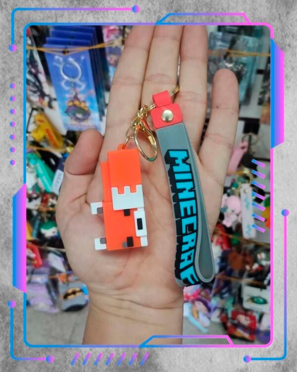 Minecraft, Zorro Llavero Minecraft, Zorro