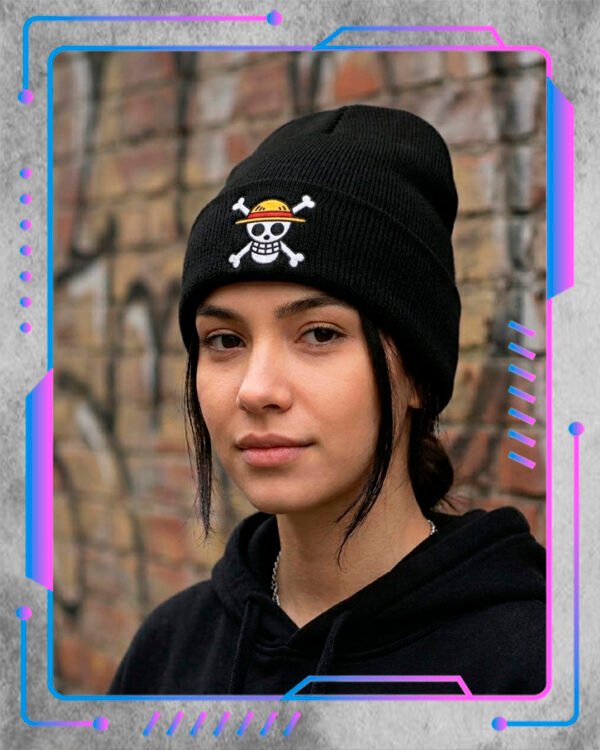 Gorro de lana Premium - One piece, Jolly Roger Sombreros de Paja