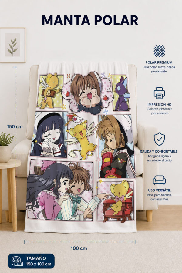 Sakura Card Captor Manta Polar Sakura Card Captor - Preventa
