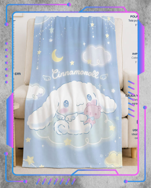 Sanrio, Cinnamoroll Manta Polar Cinnamoroll - Preventa