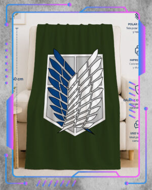 Manta Polar Shingeki No Kyojin, Alas de la Libertad - Preventa