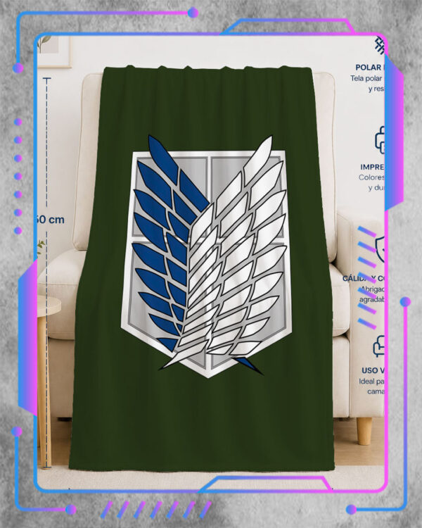 Manta Polar Shingeki No Kyojin, Alas de la Libertad - Preventa