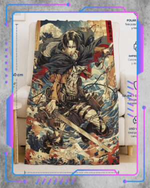 Manta Polar Shingeki No Kyojin, Levi - Preventa