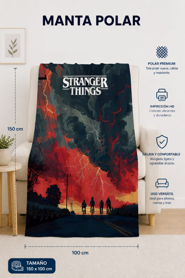 Manta Polar Stranger Things - Preventa