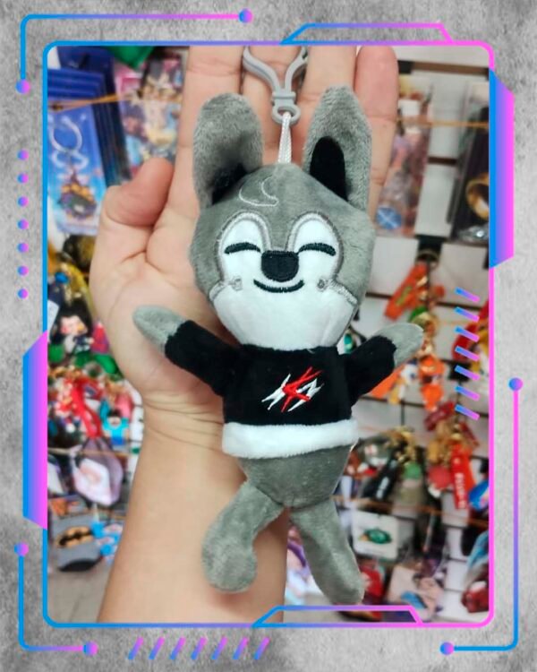 Stray Kids, SKZOO - Wolf Chan Llavero de Peluche Stray Kids, SKZOO - Wolf Chan