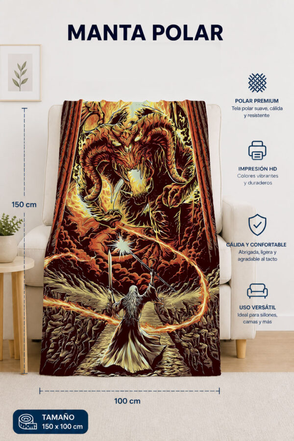 Manta Polar Lord of the Rings, Gandalf - Preventa