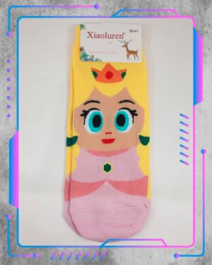 Mario Bross , Princesa Peach Medias Soquete Mario Bross , Princesa Peach