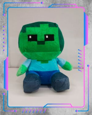 Minecraft, Zombie - 1 Peluche Minecraft, Zombie