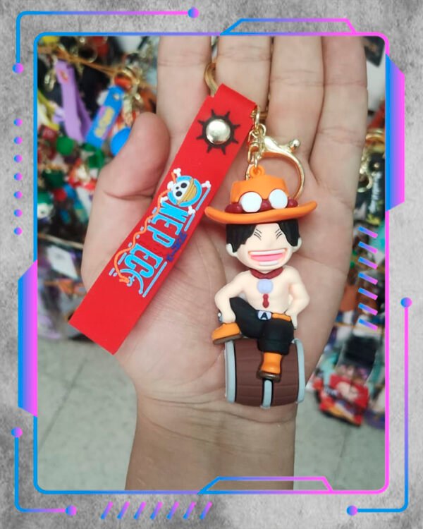 Llavero One piece, Ace Barril