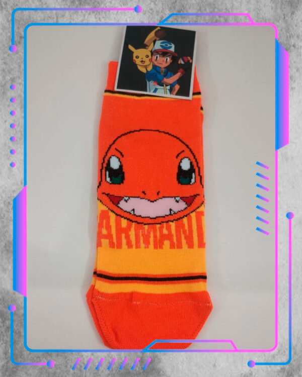Medias Soquete Pokemon, Charmander