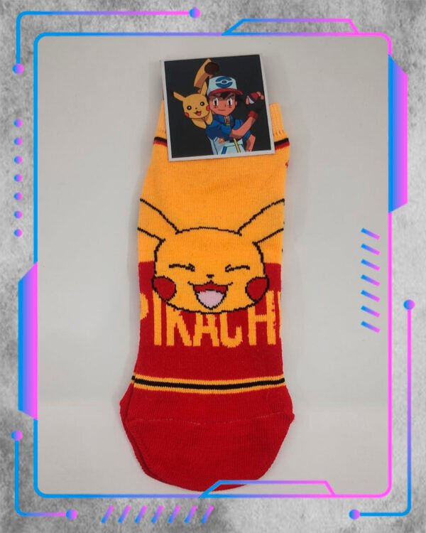 Medias Soquete Pokemon, Pikachu