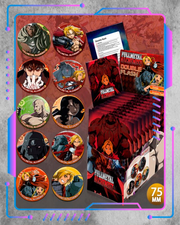 Fullmetal Alchemist - 1 Pines Gacha sorpresa, Fullmetal Alchemist