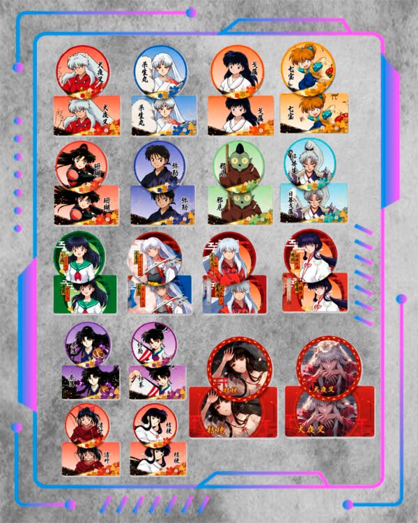 Pines Gacha sorpresa, Inuyasha